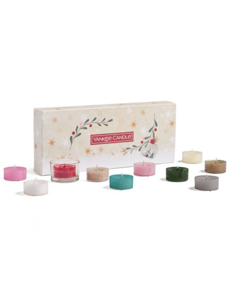 Confezione Regalo 10 tea light e porta tea light