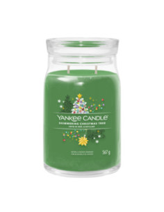 Shimmering Christmas Tree candela grande signature