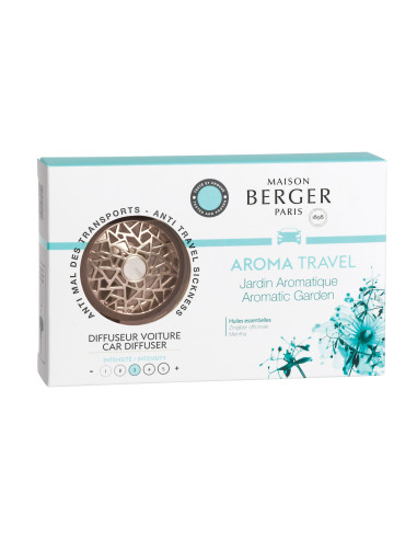 Aroma travel diffusore auto con ricarica maison berger paris