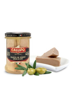 Filetti di Tonno Olio di Oliva 200 gr riserva oro