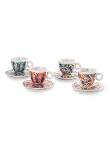 Set 4 tazze cappuccino - Art Collection SOL CALERO