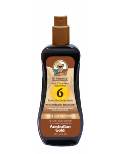 Spray Gel Con Abbronzanti spf 6